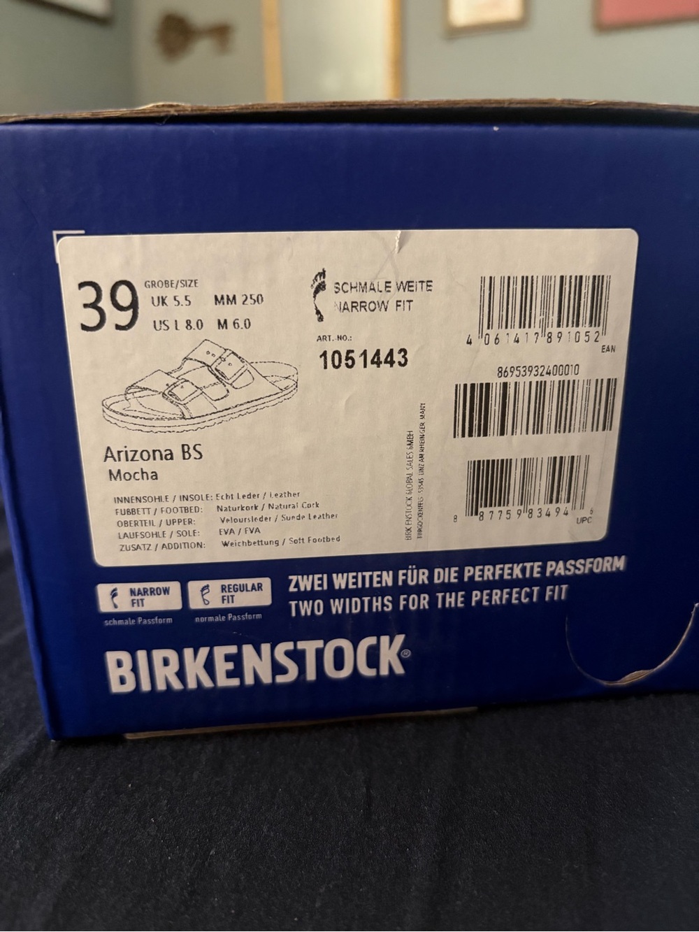 Birkenstock Arizona mocha size 39 - Picture 3 of 3